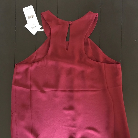 Naked Zebra - Racer back maroon blouse - Picture 3 of 4